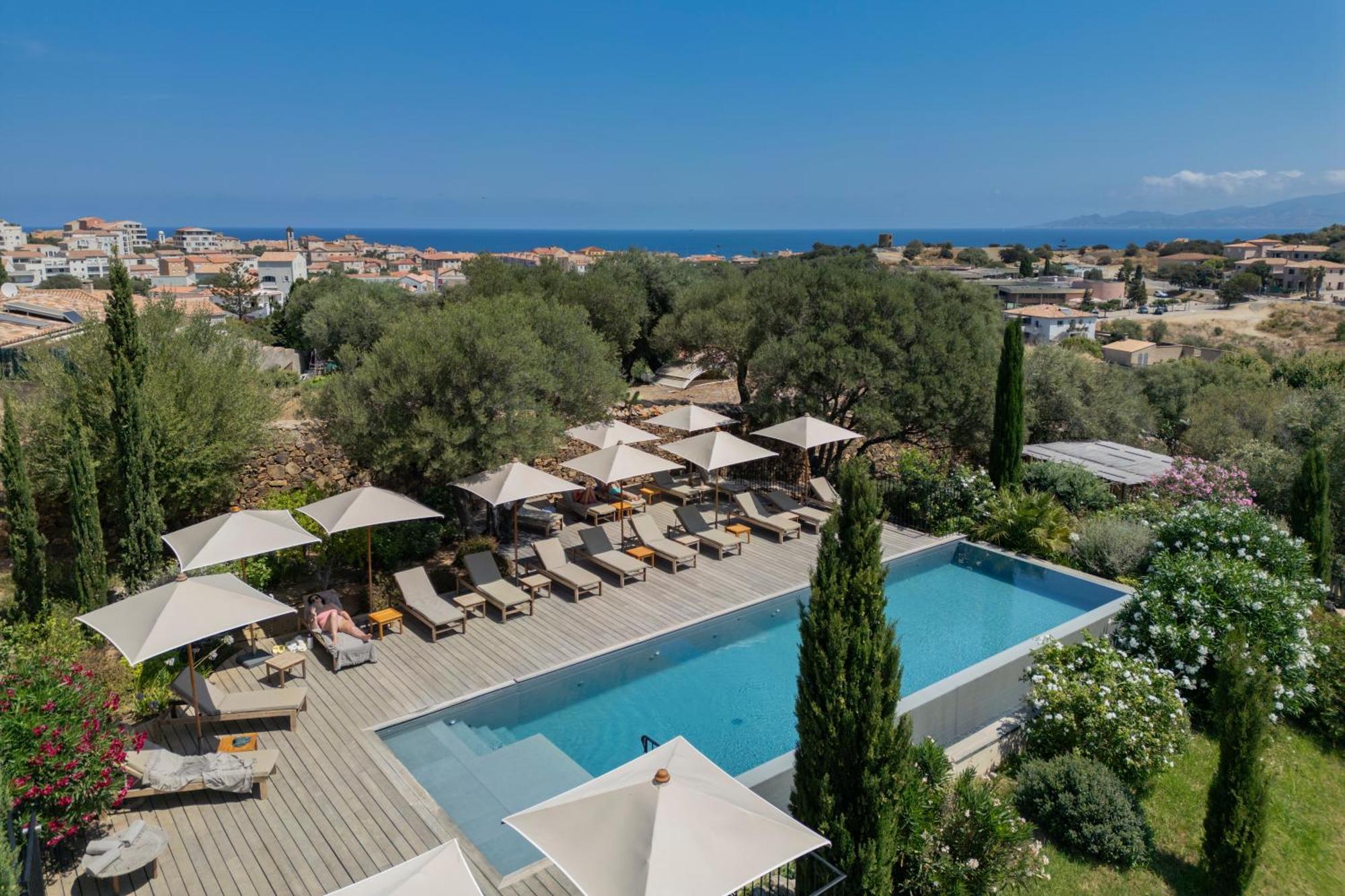Hotel Restaurant Villa Josephine LʼÎle-Rousse Eksteriør billede
